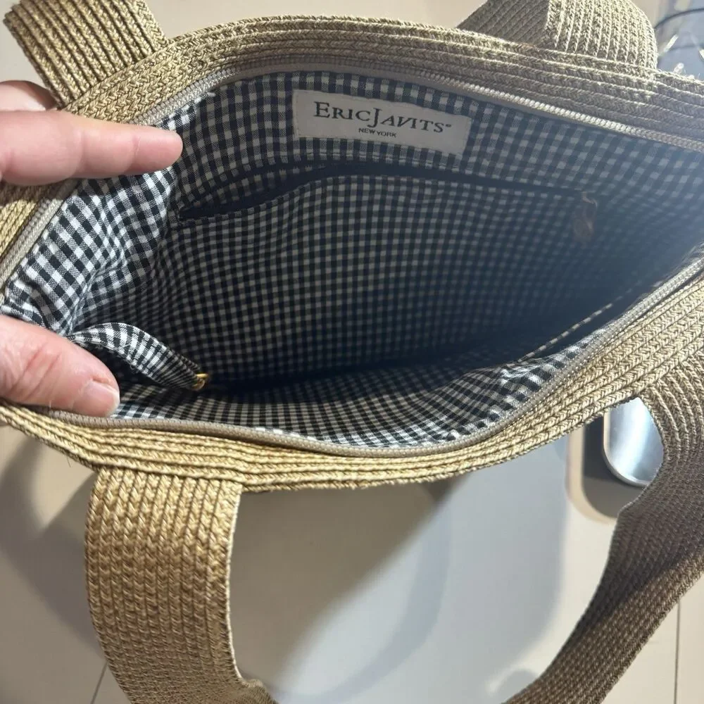 Eric Javits NYC Women's Handbag - Squishee Tote in Peanut Color